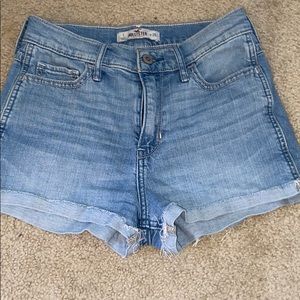 hollister high rise shorts